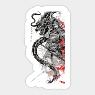 Samurai Warrior. Traditional Japanese. Sticker